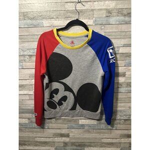 Walt Disney world crew neck sweater red blue gray Women’s size small